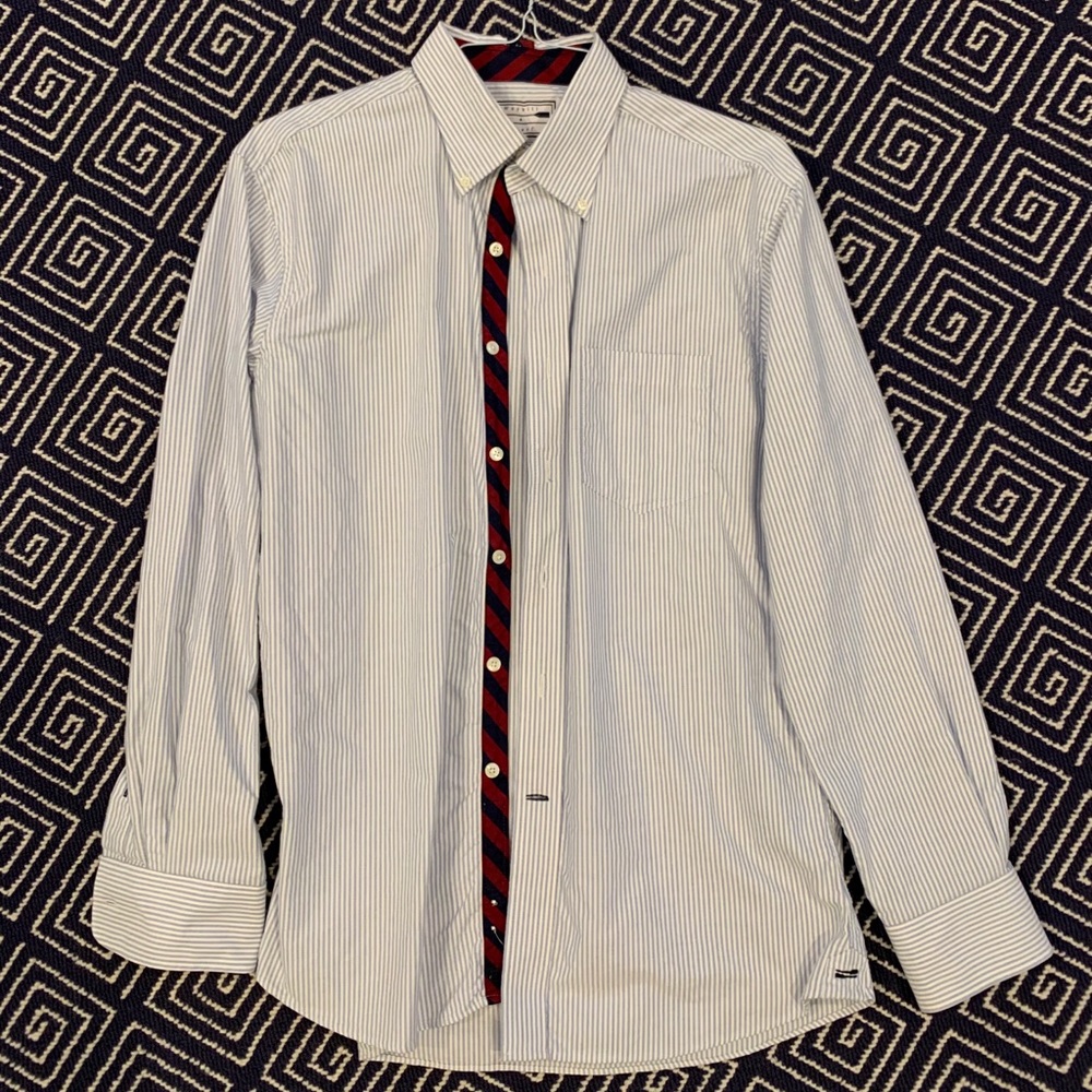 Weyhill & Wharf striped Oxford large